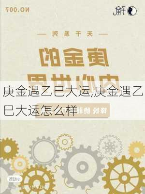 庚金遇乙巳大运,庚金遇乙巳大运怎么样