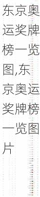 东京奥运奖牌榜一览图,东京奥运奖牌榜一览图片