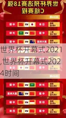世界杯开幕式2021,世界杯开幕式2024时间