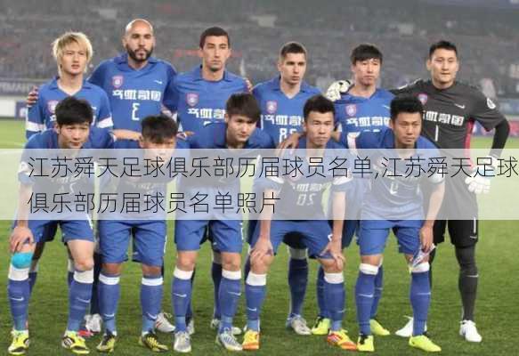 江苏舜天足球俱乐部历届球员名单,江苏舜天足球俱乐部历届球员名单照片