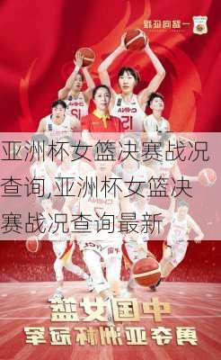 亚洲杯女篮决赛战况查询,亚洲杯女篮决赛战况查询最新