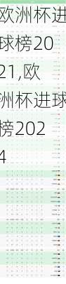 欧洲杯进球榜2021,欧洲杯进球榜2024
