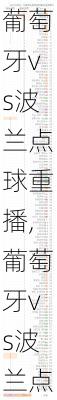 葡萄牙vs波兰点球重播,葡萄牙vs波兰点球重播时间