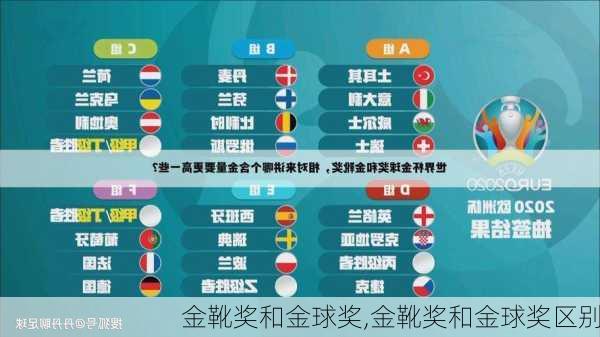 金靴奖和金球奖,金靴奖和金球奖区别