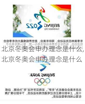 北京冬奥会申办理念是什么,北京冬奥会申办理念是什么