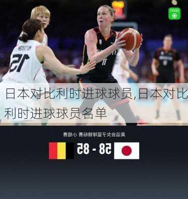 日本对比利时进球球员,日本对比利时进球球员名单