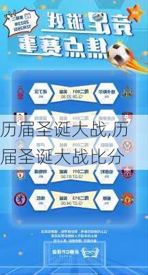 历届圣诞大战,历届圣诞大战比分