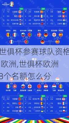 世俱杯参赛球队资格 欧洲,世俱杯欧洲8个名额怎么分