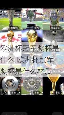 欧洲杯冠军奖杯是什么,欧洲杯冠军奖杯是什么材质