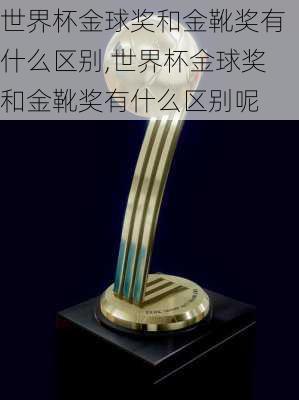 世界杯金球奖和金靴奖有什么区别,世界杯金球奖和金靴奖有什么区别呢