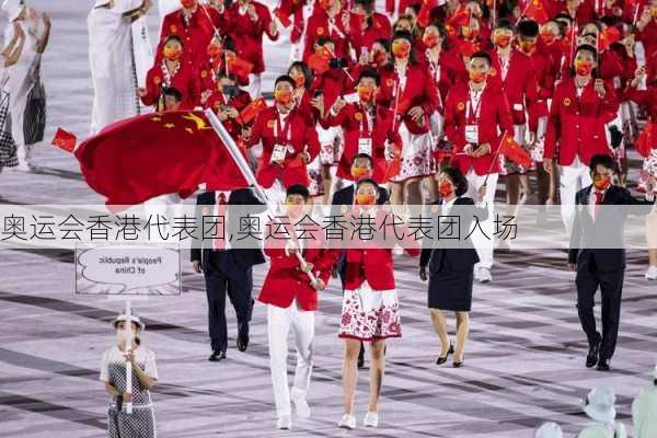 奥运会香港代表团,奥运会香港代表团入场