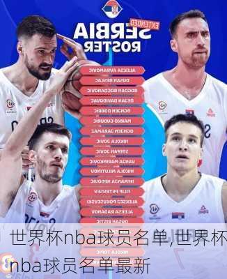 世界杯nba球员名单,世界杯nba球员名单最新