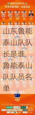 山东鲁能泰山队队长是谁,鲁能泰山队队员名单