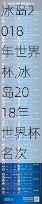 冰岛2018年世界杯,冰岛2018年世界杯名次