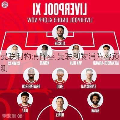 曼联利物浦阵容,曼联利物浦阵容预测