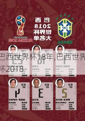 巴西世界杯18年,巴西世界杯2018