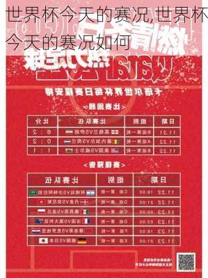 世界杯今天的赛况,世界杯今天的赛况如何