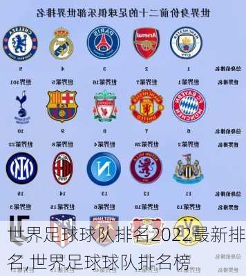世界足球球队排名2022最新排名,世界足球球队排名榜