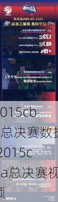 2015cba总决赛数据,2015cba总决赛视频