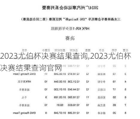 2023尤伯杯决赛结果查询,2023尤伯杯决赛结果查询官网