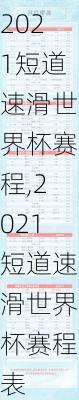 2021短道速滑世界杯赛程,2021短道速滑世界杯赛程表