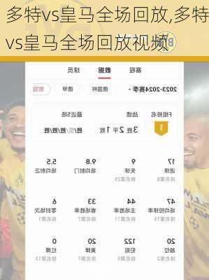 多特vs皇马全场回放,多特vs皇马全场回放视频