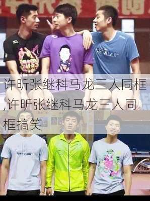 许昕张继科马龙三人同框,许昕张继科马龙三人同框搞笑