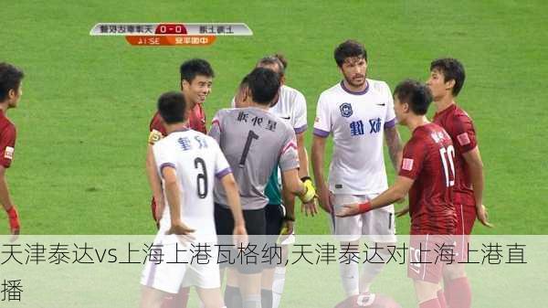 天津泰达vs上海上港瓦格纳,天津泰达对上海上港直播