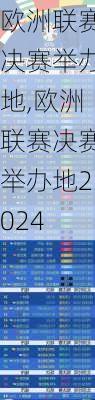 欧洲联赛决赛举办地,欧洲联赛决赛举办地2024