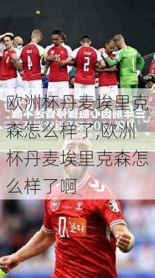 欧洲杯丹麦埃里克森怎么样了,欧洲杯丹麦埃里克森怎么样了啊