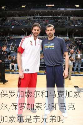 保罗加索尔和马克加索尔,保罗加索尔和马克加索尔是亲兄弟吗
