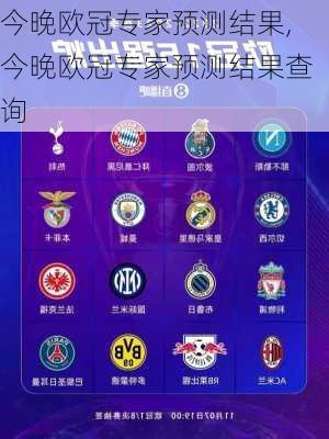 今晚欧冠专家预测结果,今晚欧冠专家预测结果查询