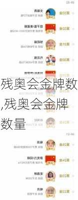 残奥会金牌数,残奥会金牌数量