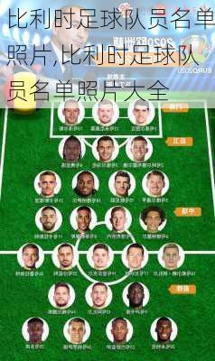 比利时足球队员名单照片,比利时足球队员名单照片大全