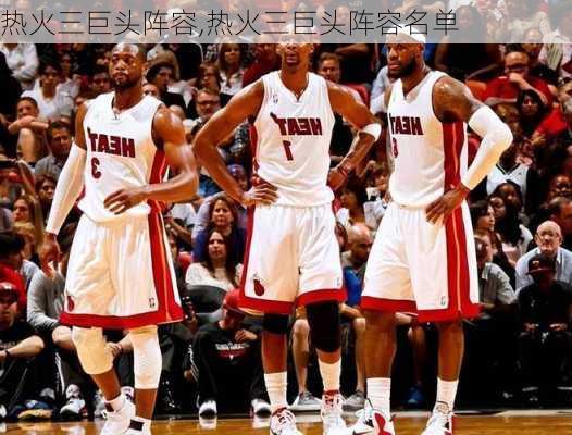 热火三巨头阵容,热火三巨头阵容名单