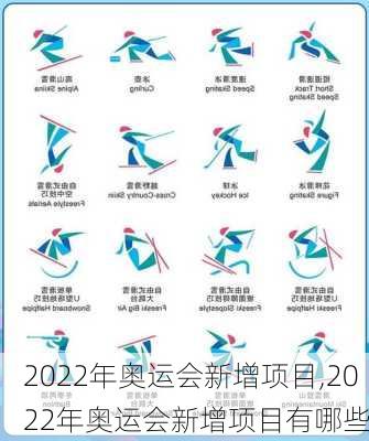 2022年奥运会新增项目,2022年奥运会新增项目有哪些