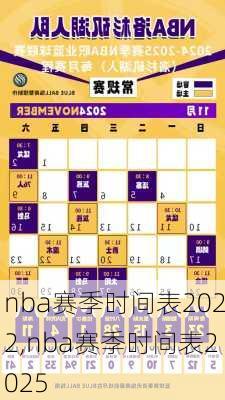nba赛季时间表2022,nba赛季时间表2025