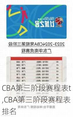 CBA第三阶段赛程表t,CBA第三阶段赛程表排名
