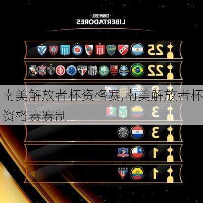 南美解放者杯资格赛,南美解放者杯资格赛赛制