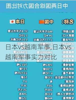 日本vs越南军事,日本vs越南军事实力对比
