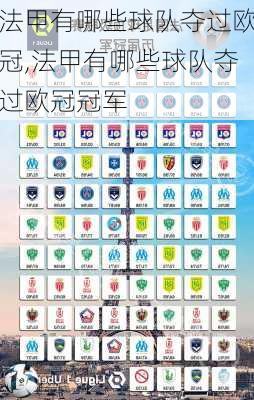 法甲有哪些球队夺过欧冠,法甲有哪些球队夺过欧冠冠军
