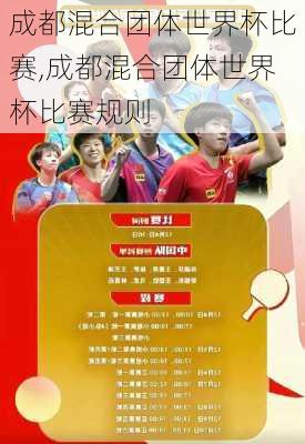 成都混合团体世界杯比赛,成都混合团体世界杯比赛规则
