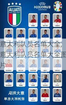 意大利队员名单大全,意大利队员名单大全图片