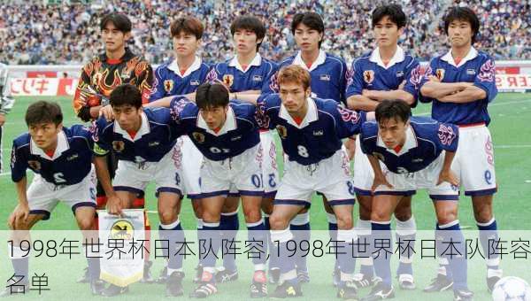1998年世界杯日本队阵容,1998年世界杯日本队阵容名单