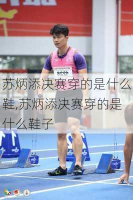 苏炳添决赛穿的是什么鞋,苏炳添决赛穿的是什么鞋子