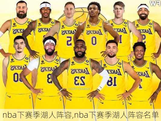 nba下赛季湖人阵容,nba下赛季湖人阵容名单