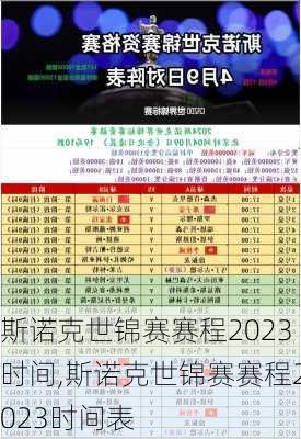 斯诺克世锦赛赛程2023时间,斯诺克世锦赛赛程2023时间表