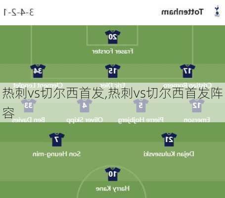 热刺vs切尔西首发,热刺vs切尔西首发阵容