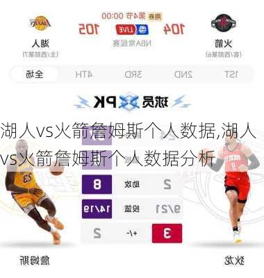 湖人vs火箭詹姆斯个人数据,湖人vs火箭詹姆斯个人数据分析