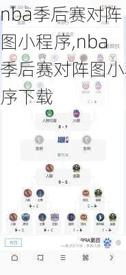 nba季后赛对阵图小程序,nba季后赛对阵图小程序下载